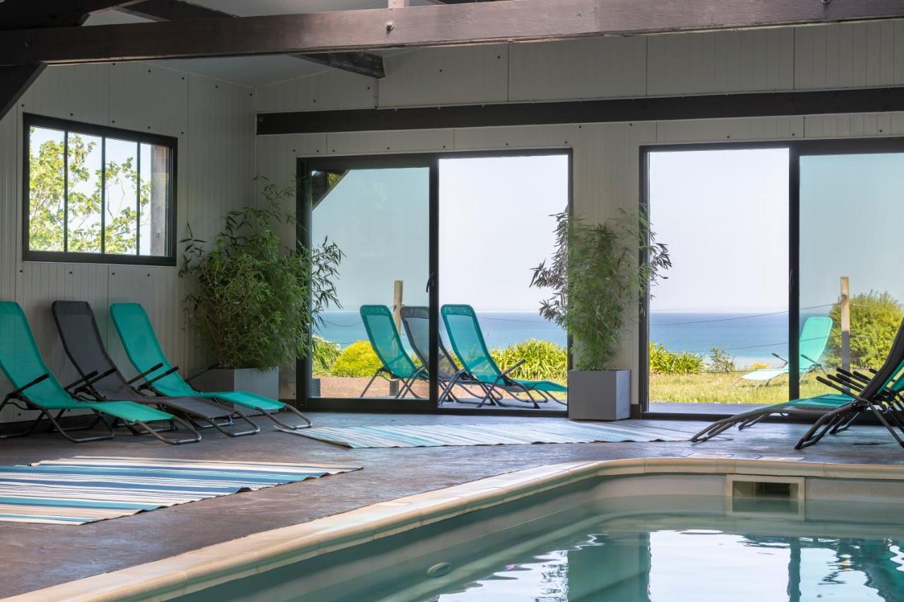 La Metairie-Du-Vauhariot - Vue Mer Et Mont Saint Michel - Piscine Chauffee - Acces Gr34 كُنْكال المظهر الخارجي الصورة