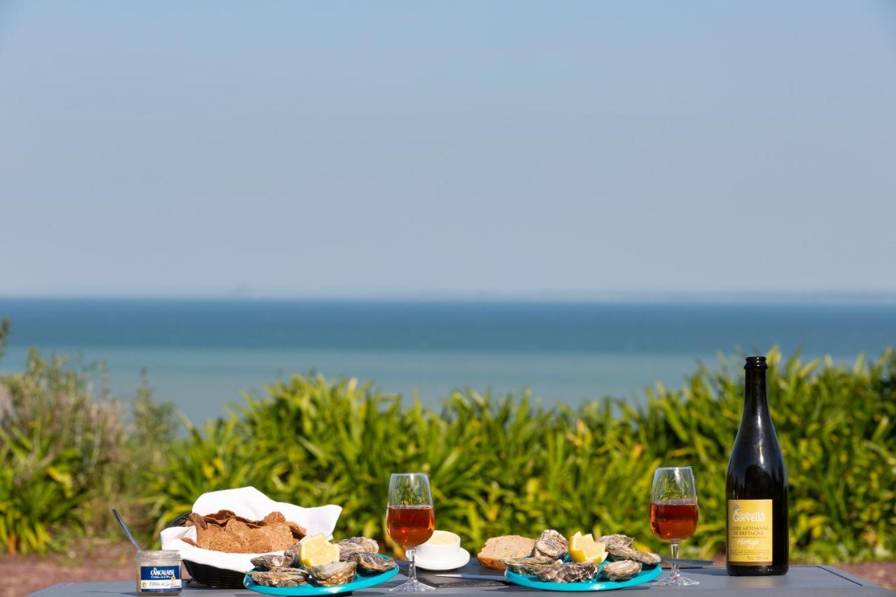 La Metairie-Du-Vauhariot - Vue Mer Et Mont Saint Michel - Piscine Chauffee - Acces Gr34 كُنْكال المظهر الخارجي الصورة