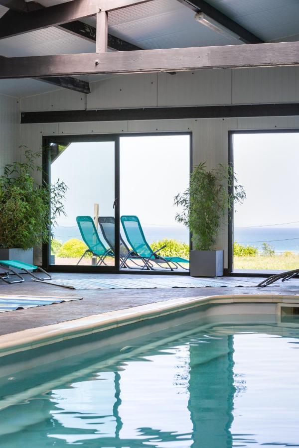 La Metairie-Du-Vauhariot - Vue Mer Et Mont Saint Michel - Piscine Chauffee - Acces Gr34 كُنْكال المظهر الخارجي الصورة